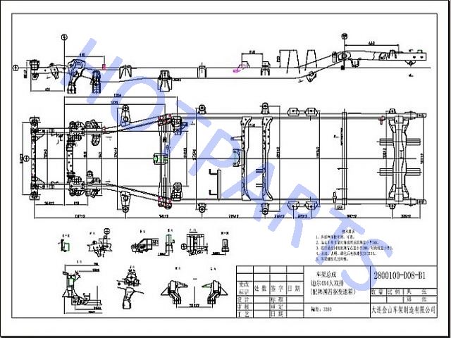 картинка РАМА GW DEER G5 4/4 (ЭЛЕКТР. РАЗДАТ. КОРОБКА) - 2800010B1-AY  2800100-D08-B1