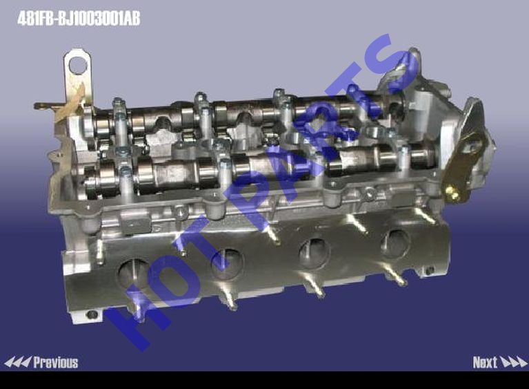 картинка ГОЛОВКА БЛОКА ЦИЛИНДРОВ В СБОРЕ CH FORA, M11, TIGGO 1.8  481FB-BJ1003001AB