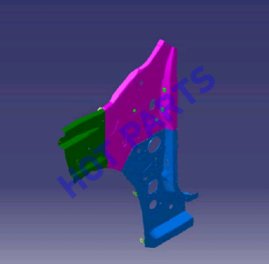 картинка СТОЙКА ПЕРЕДНЯЯ ЛЕВАЯ T19C  501004734AADYJ