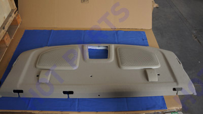 Shelf panel trim