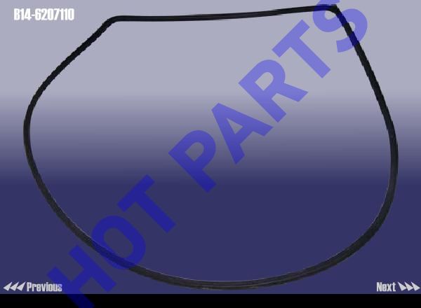 картинка WEATHERSTRIP - REAR DOOR FRAME LH  B14-6207110