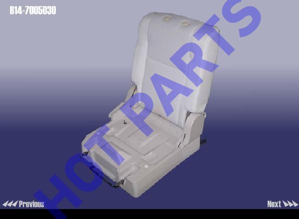SEAT BACK-MIDDLE ROW-RH