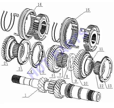 ВАЛ КПП ПЕРВИЧНЫЙ S160G