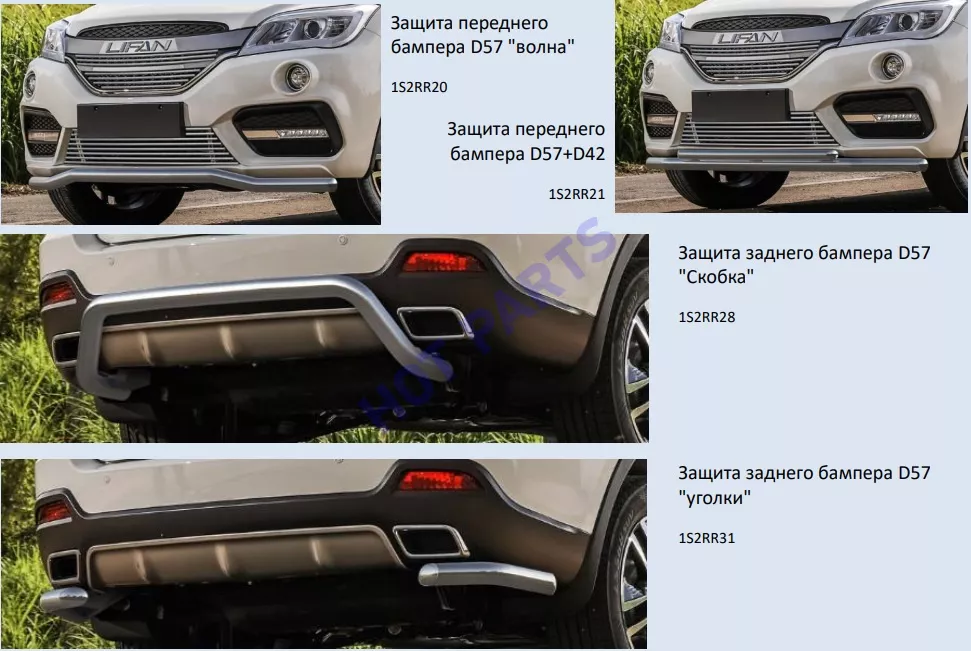 ЗАЩИТА БАМПЕРОВ ВАРИАНТ №1